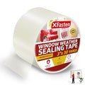 Transparent Window Weather Sealing Tape, 2-Inch x 30 Yards R148411