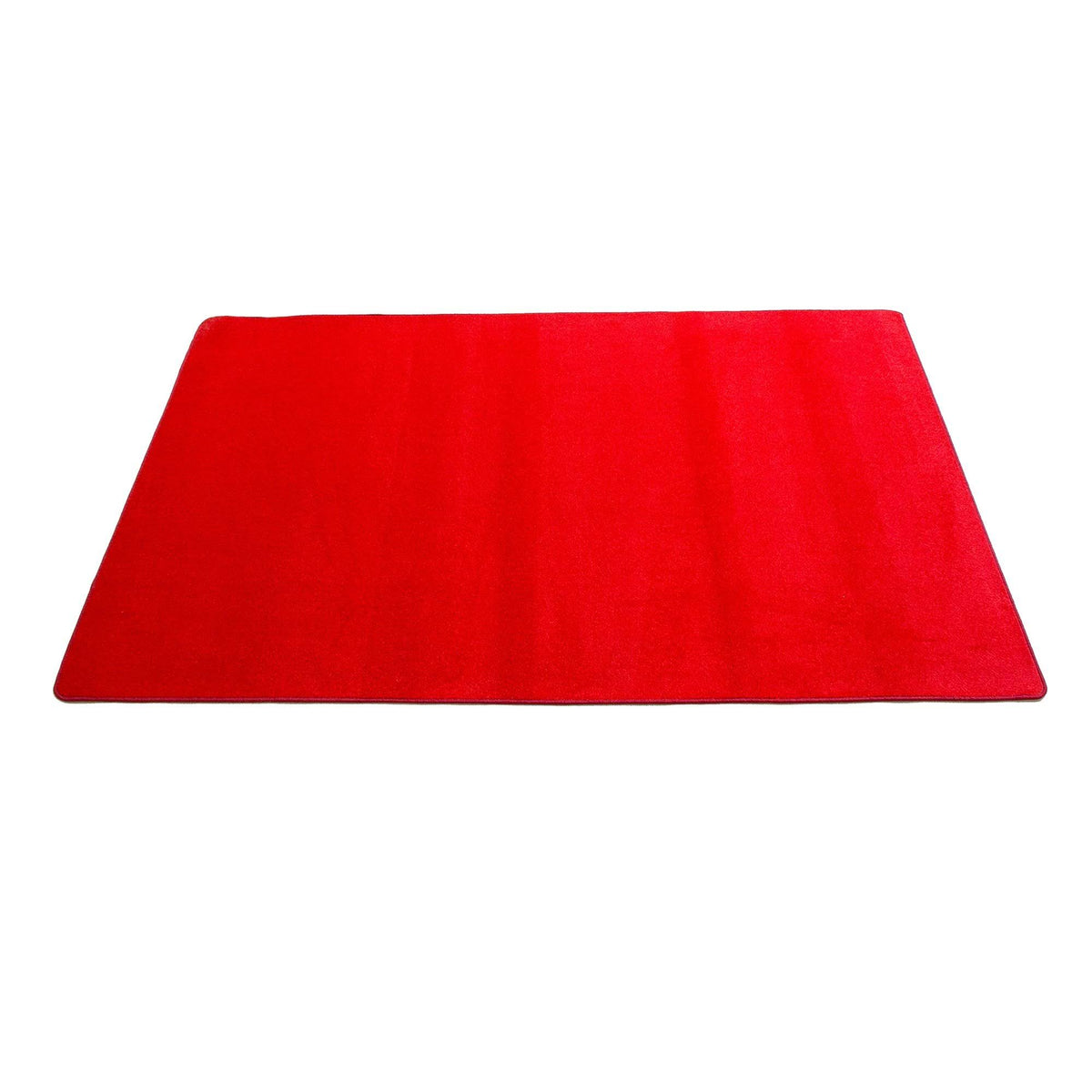 Solid Red Rectangle Carpet X185