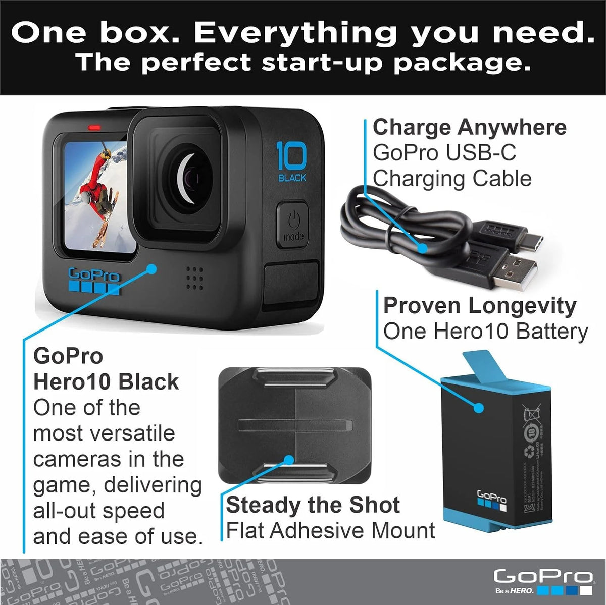 Waterproof Action Camera with Front LCD & Touch Rear Screens I789151