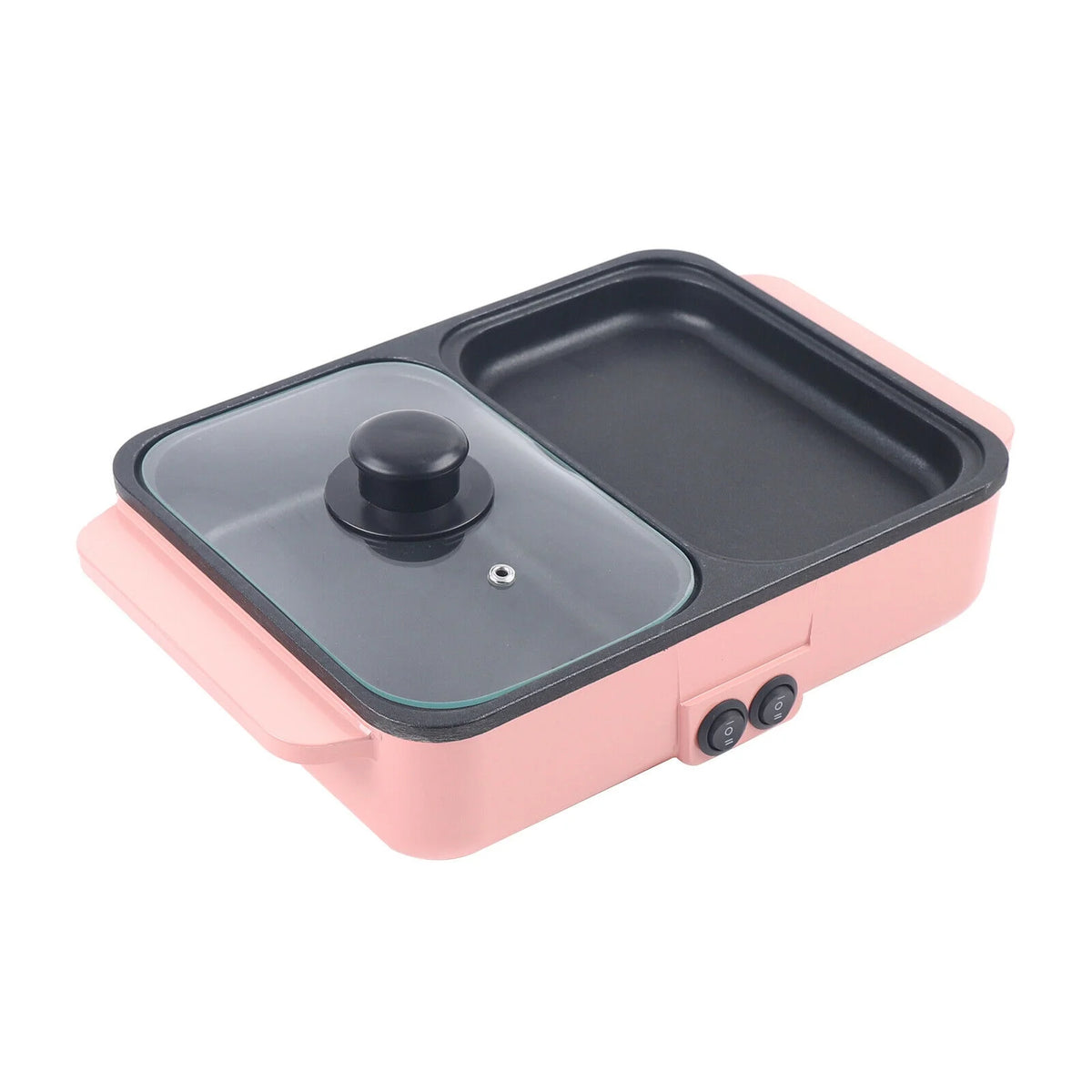 2 In 1 Non-Stick Electric Hot Pot BBQ Grill T68926