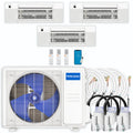 42,000 BTU 3 Zone Ceiling Cassette Ductless Air Conditioner and Heat Pump B7078