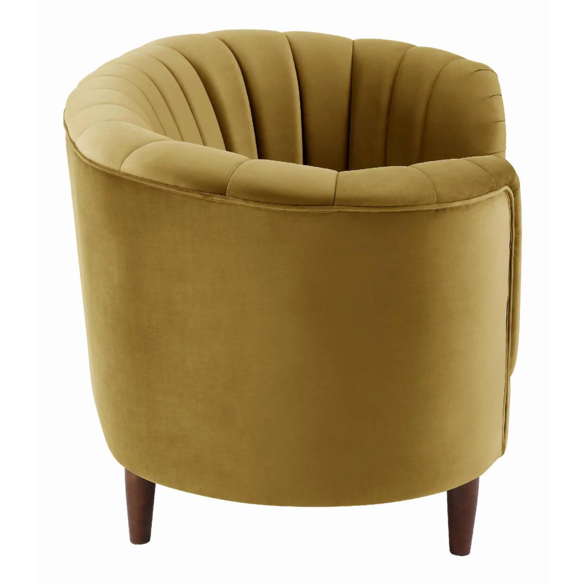 Olive Yellow Velvet Loveseat X821