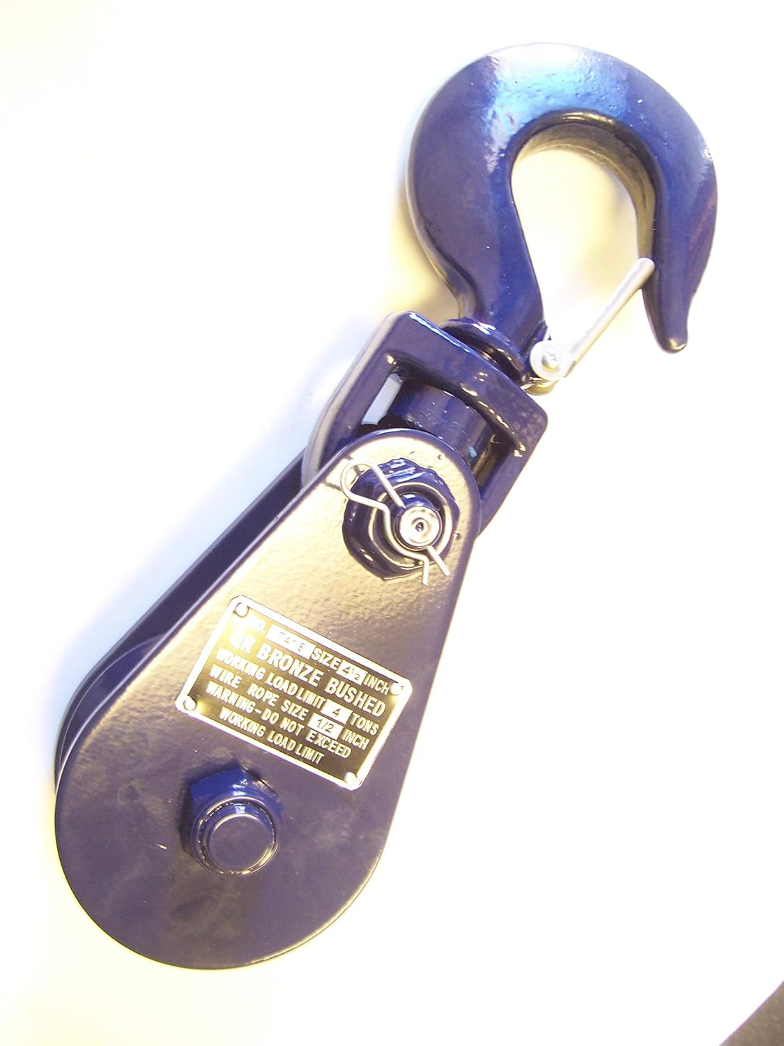 Snatch Block with Hook, 4 Ton Capacity M3952