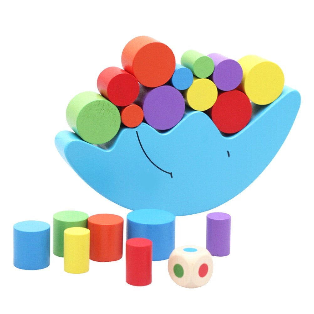 Wooden Stackable Building Blocks Educational Toys P816135